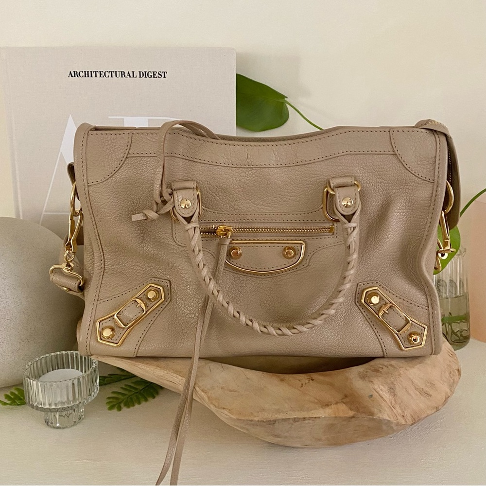 Balenciaga Small Metallic Edge City Bag